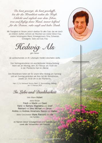 Parte von Hedwig Als