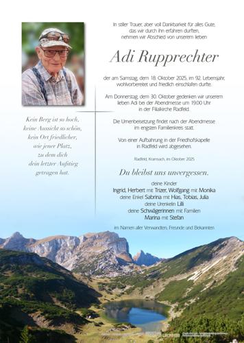 Parte von Adi Rupprechter