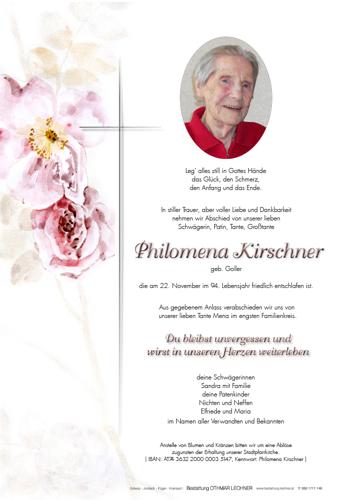 Parte von Philomena Kirschner