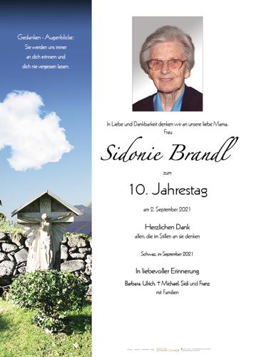 Parte von Sidonie Brandl