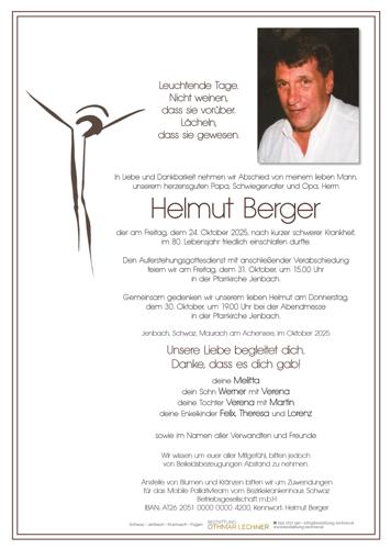 Parte von Helmut Berger