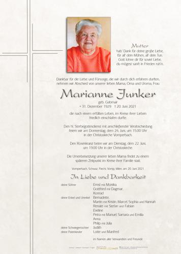 Parte von Marianne Junker