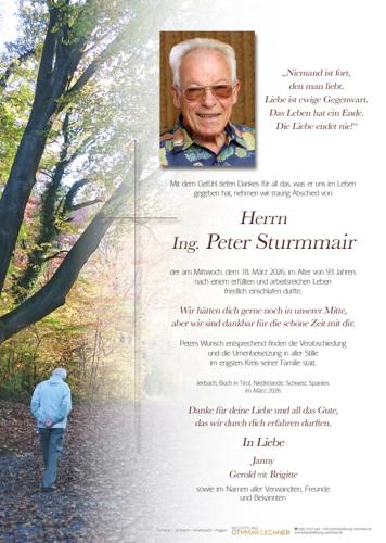 Parte von Ing. Peter Sturmmair