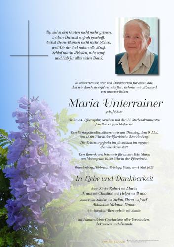 Parte von Maria Unterrainer