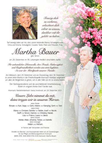 Parte von Martha Bauer