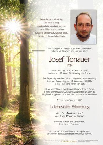 Parte von Josef Tonauer