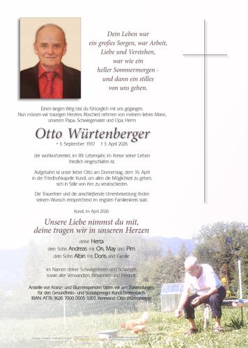 Parte von Otto Würtenberger