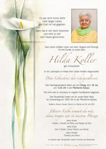 Parte von Hilda Koller
