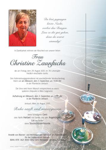 Parte von Christine Zaunfuchs
