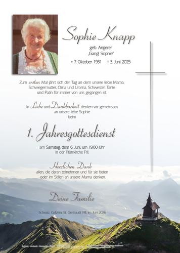 Parte von Sophie Knapp