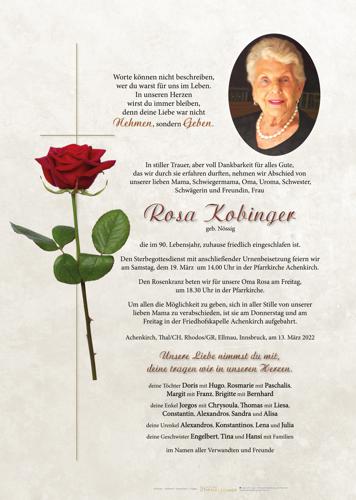 Parte von Rosa Kobinger