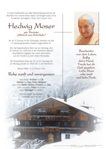 Parte von Hedwig Moser