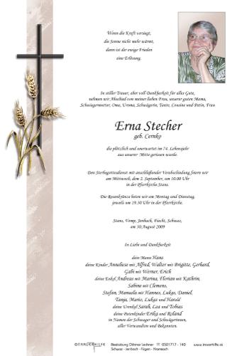 Parte von Erna Stecher