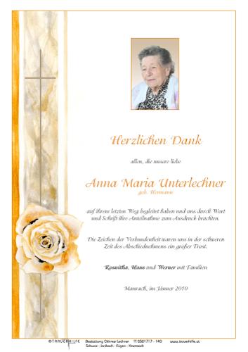 Parte von Anna Maria Unterlechner