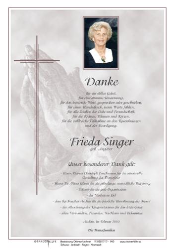 Parte von Frieda Singer