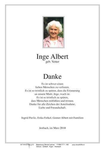 Parte von Inge Albert