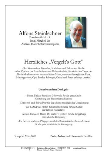 Parte von Alfons Steinlechner