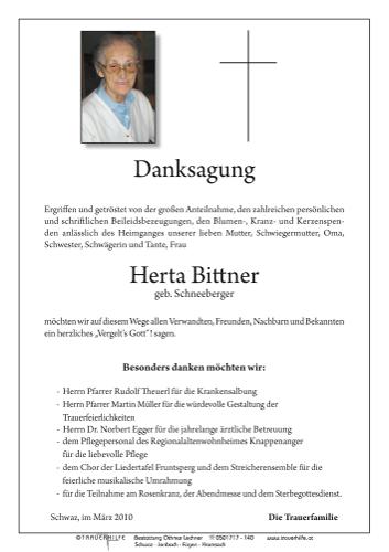 Parte von Herta Bittner