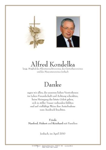 Parte von Alfred Kondelka