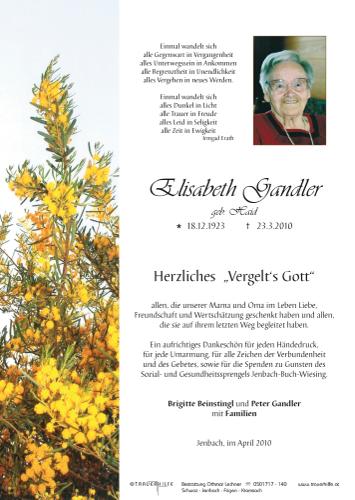 Parte von Elisabeth Gandler