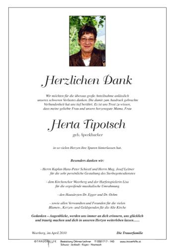 Parte von Herta Tipotsch