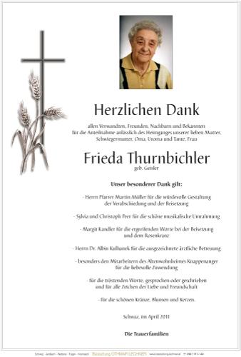 Parte von Frieda Thurnbichler