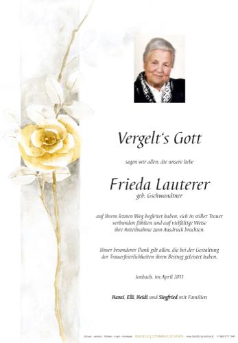Parte von Frieda Lauterer