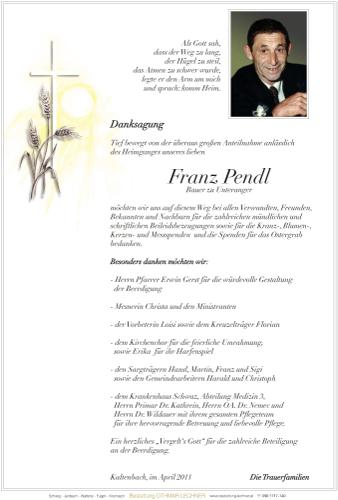 Parte von Franz Pendl