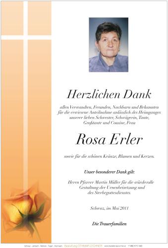 Parte von Rosa Erler