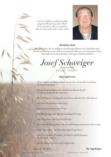 Parte von Josef Schweiger