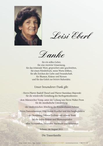 Parte von Aloisia Eberl