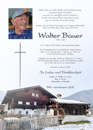 Parte von Walter Bauer