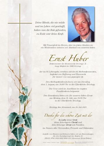 Parte von Ernst Huber