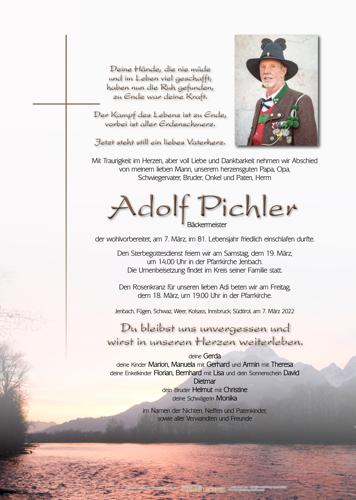 Parte von Adolf Pichler