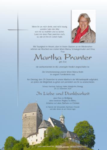 Parte von Martha Pranter