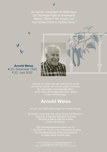 Parte von Arnold Weiss