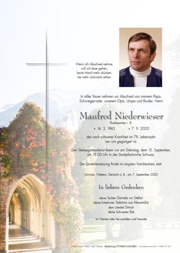Parte von Manfred Niederwieser