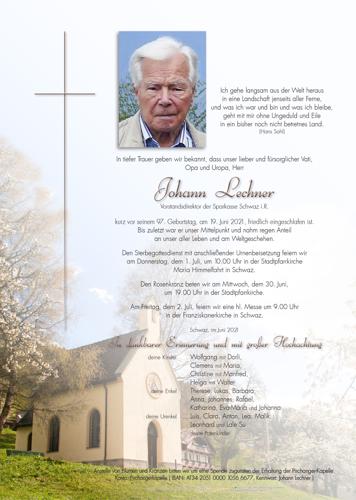 Parte von Johann Lechner