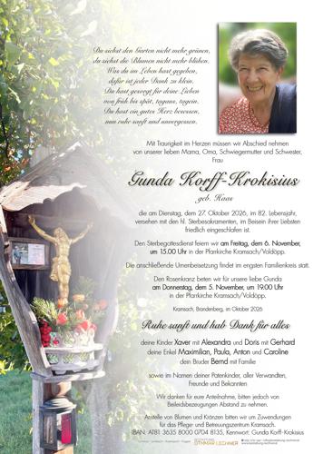 Parte von Gunda Korff-Krokisius
