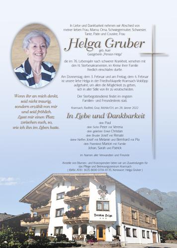 Parte von Helga Gruber
