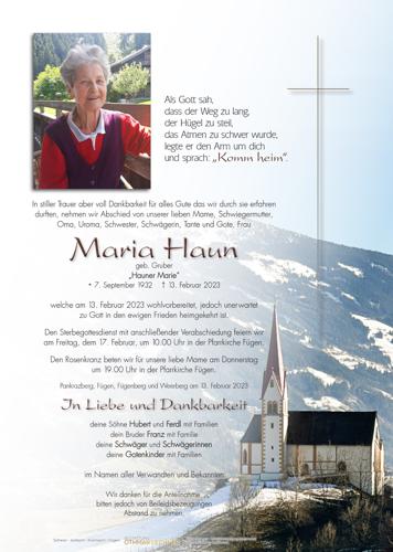 Parte von Maria Haun