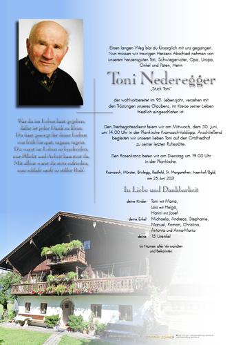 Parte von Anton Nederegger