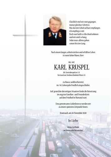 Parte von Karl Kruspel