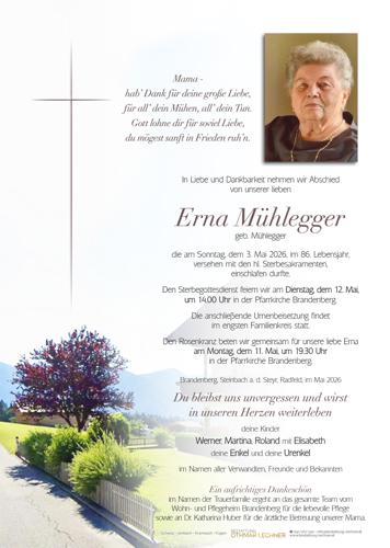 Parte von Erna Mühlegger