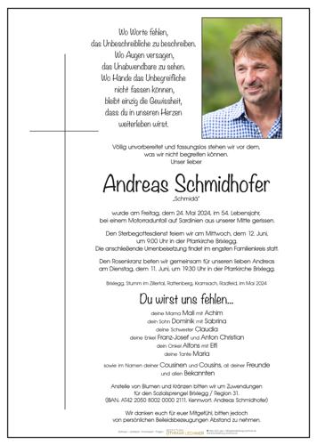 Parte von Andreas Schmidhofer