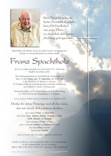 Parte von Franz Spachtholz