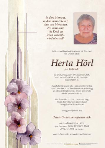 Parte von Herta Hörl