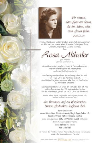 Parte von Rosa Althaler