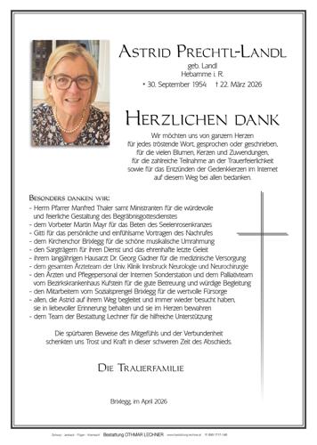 Parte von Astrid Prechtl-Landl