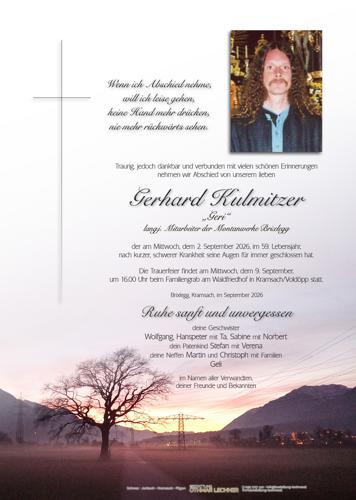 Parte von Gerhard Kulmitzer